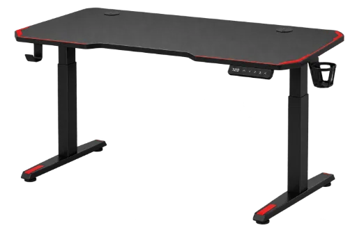 Black and Red Gaming Desk