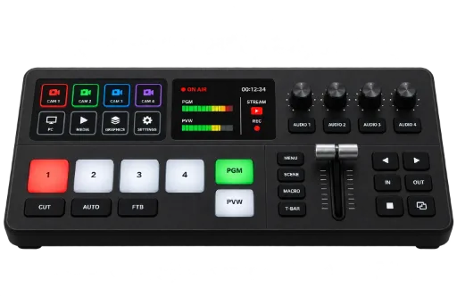 Black Video Switcher Controller