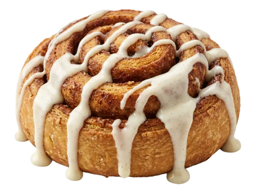 Cinnamon Roll with White Icing