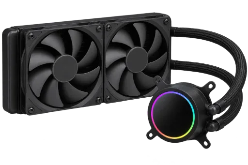 Dual Fan CPU Liquid Cooler