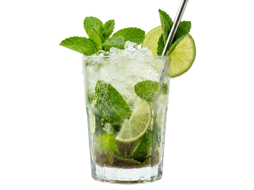 Mojito Cocktail with Mint and Lime