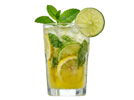 Mojito Cocktail with Mint and Lime