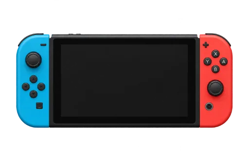 Nintendo Switch Console with Blue and Red Joy-Con Controllers